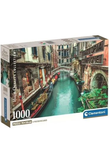 Puzzle 1000 el. Venice Canal Clementoni