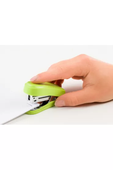 Novus Zszywacz mini jasno zielony + zszywki 24/6