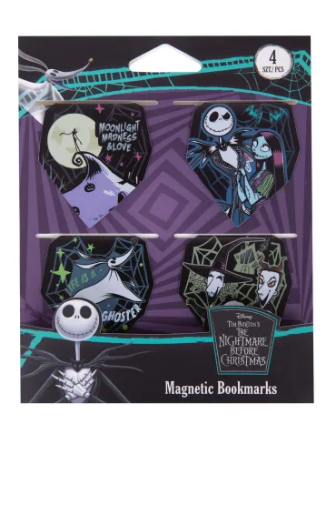 Patio Zak�adki magnetyczne Disney Burton`s Nightmare wz�r 3 4 szt.