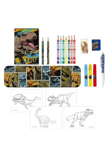 Kolorowanka z pi�rnikiem Jurassic