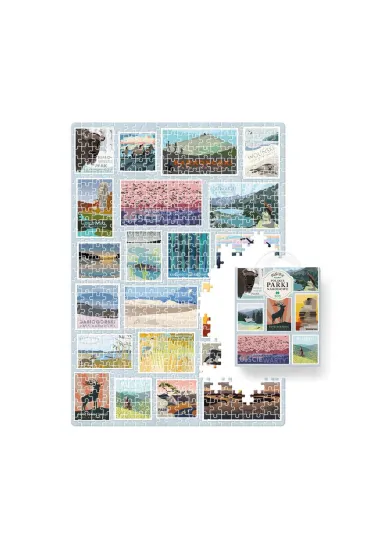 Puzzle Puzzlove CzuCzu 500 el. Polskie Parki narodowe Bright Junior Media