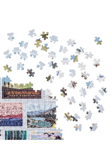 Puzzle Puzzlove CzuCzu 500 el. Polskie Parki narodowe Bright Junior Media