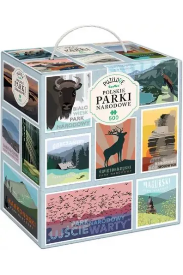 Puzzle Puzzlove CzuCzu 500 el. Polskie Parki narodowe Bright Junior Media