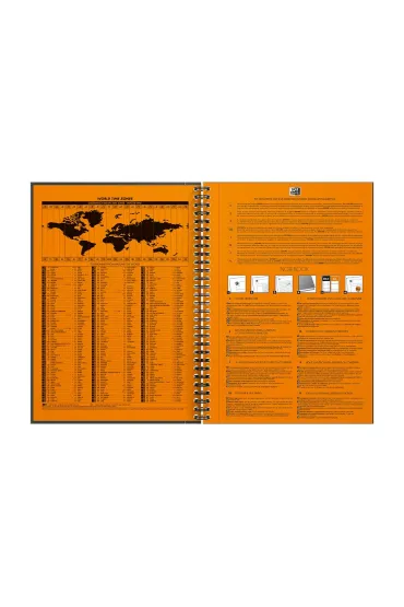 Ko�obrulion oxford international notebook b5/80k kratka kratka 80 kartek