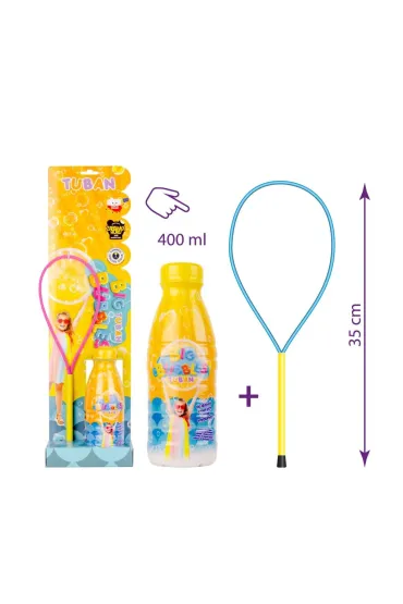 Obr�cz do baniek mydlanych 400 ml Tuban