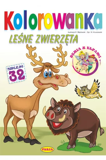 Le�ne zwierz�ta. Kolorowanka - Ernest B��dowski, W�odzimierz Kruszewski