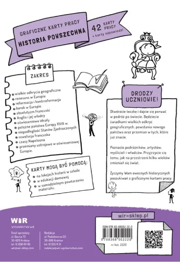 Historia powszech. Graficzne karty pracy dla klasy 6 - Ma�gorzata Nowacka, Ma�gorzata  Torzewska