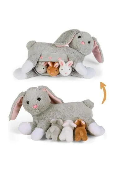 Mama kr�liczek z 3 ma�ymi kr�liczkami Mamanimals