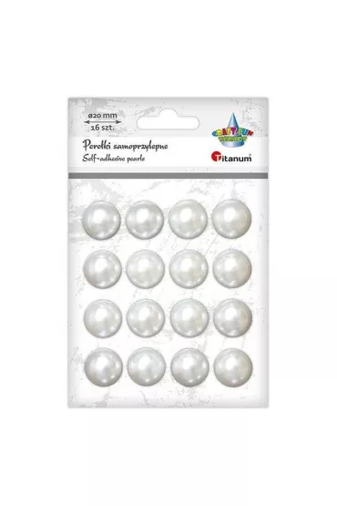 Titanum Pere�ki samoprzylepne per�owe 20mm 16 szt.
