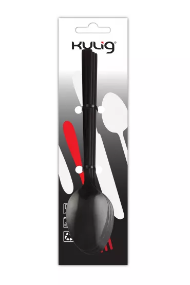 Kulig �y�eczka do herbaty Piano black zawieszka 29521 3 szt.