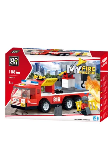 Klocki Blocki MyFireBrigade W�z stra�acki 188 elem.