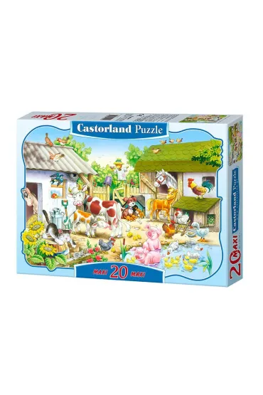 Puzzle maxi 20 el. Farm Castorland