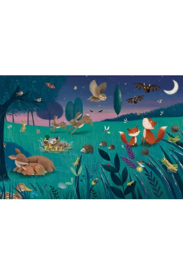 Puzzle 3 24 Le�ne zwierz�ta Schmidt