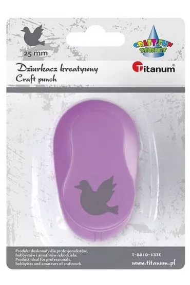 Titanum Dziurkacz z motywem Go��b 25mm