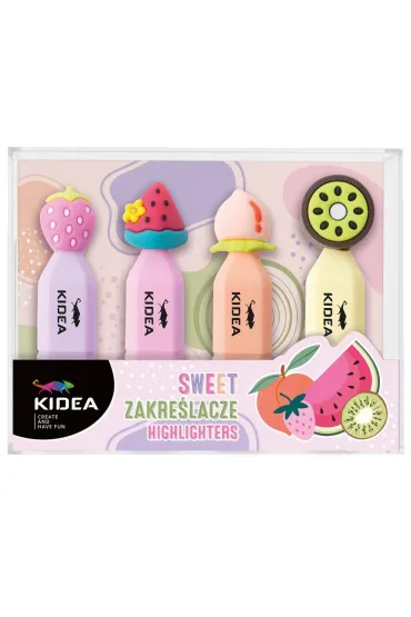 Derform Zakre�lacze Owoce 4 szt KIDEA