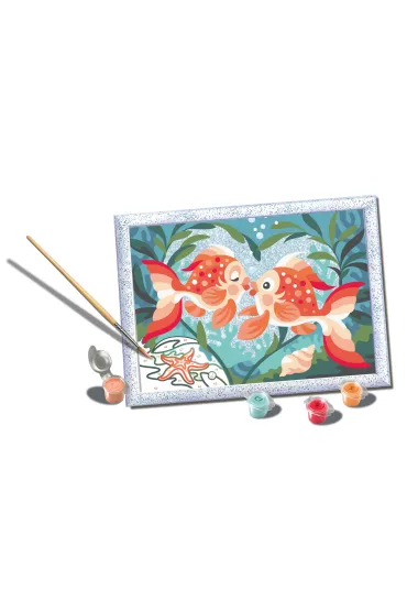 CreArt dla dzieci: Romantyczne rybki z brokatem Ravensburger