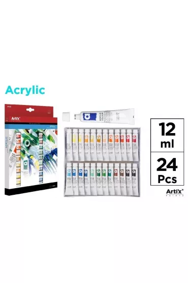 Artix Farba akrylowa 12ml 24 kolory