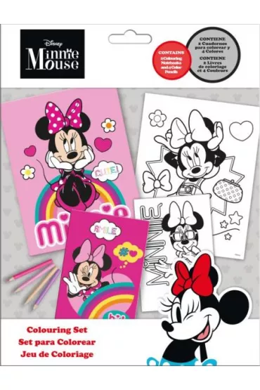 Zestaw do kolorowania Minnie MN30045 KIDS EUROSWAN