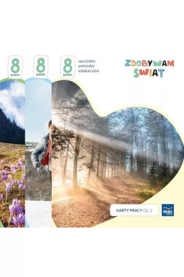 Zdobywam �wiat. Karty pracy. Cz�� 1-3. Poziom 8 - Justyna Hadry�