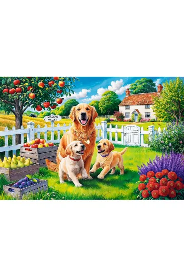 Puzzle 300 el. EasyPiece - Pieski na wsi Trefl