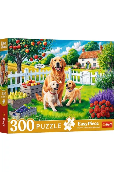 Puzzle 300 el. EasyPiece - Pieski na wsi Trefl