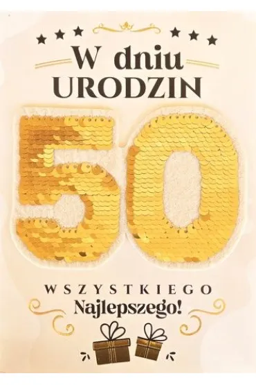 Armin Style KARNET URODZINY 50 B6 Z KOP AS CE-04 FOL