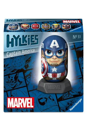 Puzzle 54 el. 3D Hylkies: Captain America Ravensburger