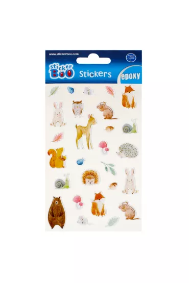 Sticker Boo Naklejki Le�ne zwierz�ta