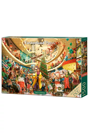 Puzzle 1500 el. Crazy Shopping (Art Collection) Castorland