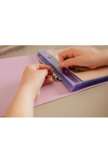 Biurfol Segregator A5 PP 2cm 2R pastel r�owy