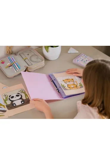 Biurfol Segregator A5 PP 2cm 2R pastel r�owy
