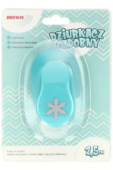 Brewis Dziurkacz ozdobny - Kwiatek 2,5cm MIX