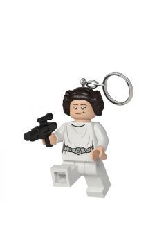 Akcesoria LEGO Brelok do kluczy z latark Ksiniczka Leia z blasterem