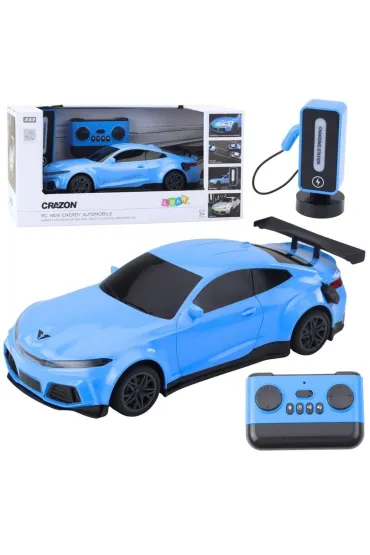 Wy�cig�wka elektryczna R/C ze stacj� �aduj�c� LeanToys