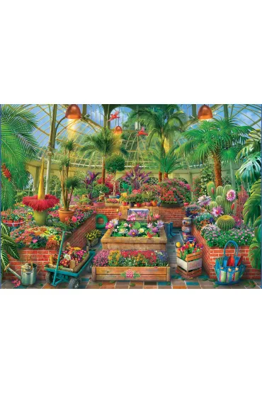 Puzzle 1000 Greenhouse Garden by Eduard  6000-6014 Eurographics