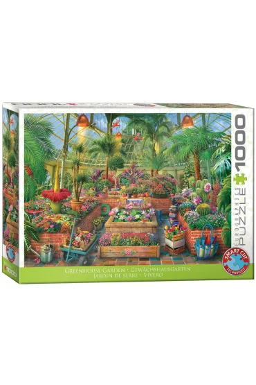 Puzzle 1000 Greenhouse Garden by Eduard  6000-6014 Eurographics