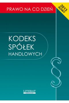Kodeks spek handlowych 2013