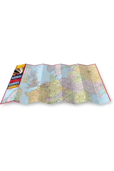Europa laminowana mapa samochodowa 1:4 000 000