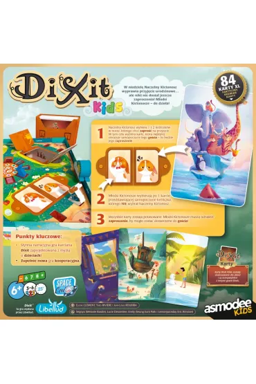 Dixit Kids (edycja polska) Rebel - Theo  Riviere, Jean-Louis Roubira, �lodie Cl�ment