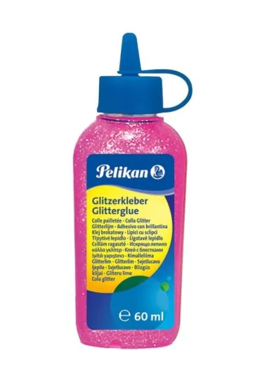 Pelikan Klej z brokatem r�owy 60 ml