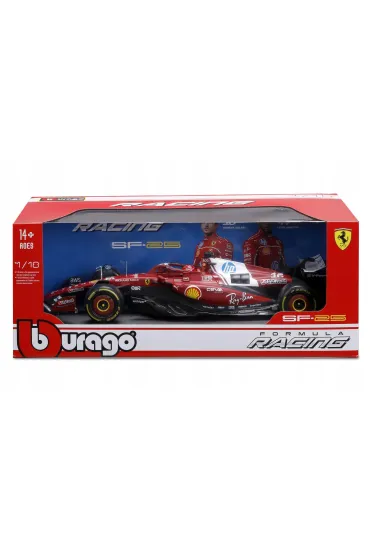 Ferrari Formula With Helmet & Plastic Stand SF-25 Bburago