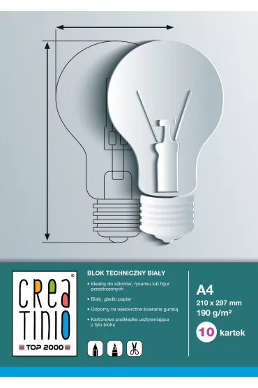Top-2000 Blok techniczny Creatino A4 170g