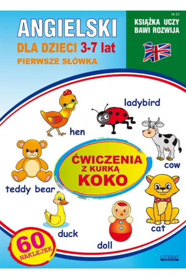 Angielski dla dzieci. Nr 23. 3-7 lat - Katarzyna Piechocka-Empel