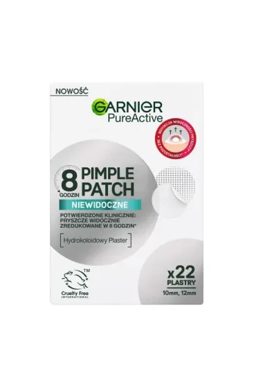 Garnier Pure Active Pimple Patch niewidoczne Hydrokoloidowe plastry na niedoskona�o�ci 22 szt.