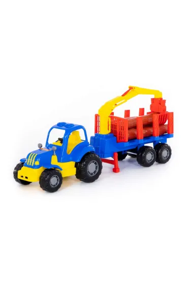 Polesie 44815 Traktor do przewozu d�u�ycy w siatce mix