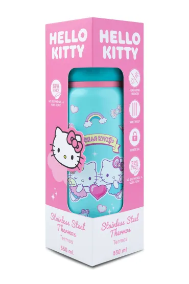 Bidon termiczny metalowy 550ml Hello Kitty Light Blue CoolPack PATIO 10838PTR