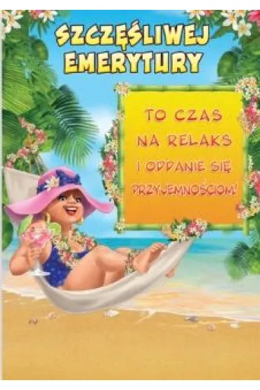 Trend Kartka okoliczno�ciowa Emerytura