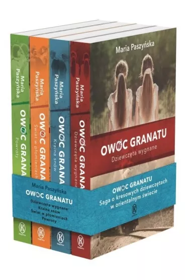 Pakiet Owoc granatu. Tomy 1-4: Dziewcz�ta wygnane, Kraina sn�w, Owoc granatu, Powroty - Maria Paszy�ska