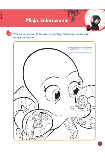 Baw si� i ucz! Kaligrafia. Marvel Spidey i super-kumple - Ilona  Siwak