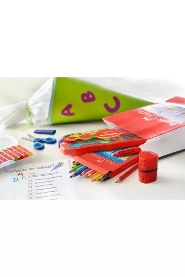 Faber-Castell O��wek Jumbo Grip tr�jk�tny czerwony